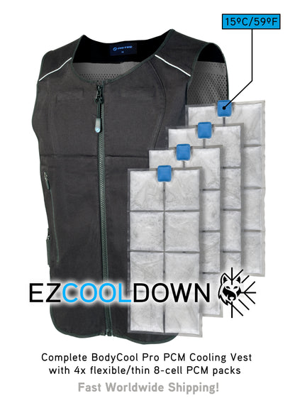 Complete BodyCool Pro PCM Cooling Vest